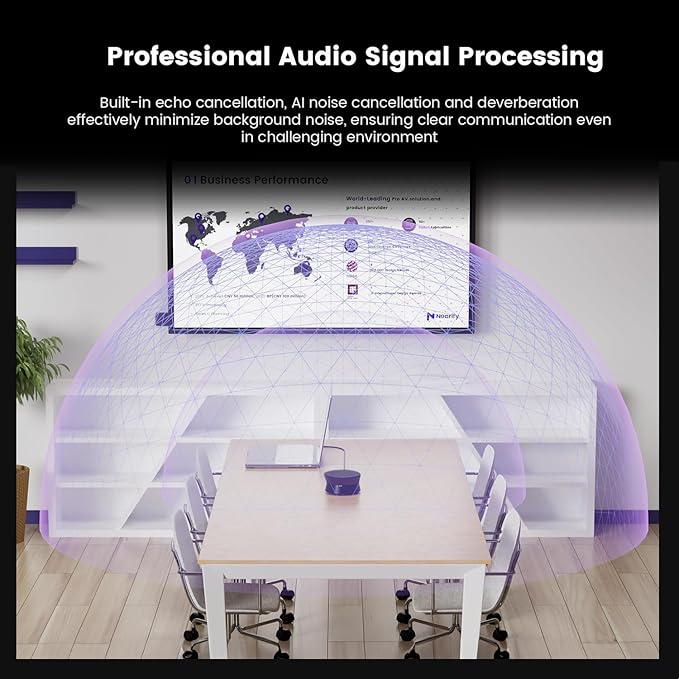 NEARITY A20S Conference Speaker and Microphone, USB Speakerphone w/8 Mics - Image 5
