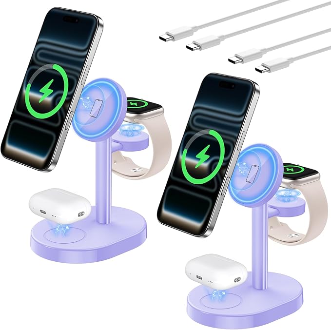 Hevanto 2026 3 in 1 Wireless Charging Station by Hevanto