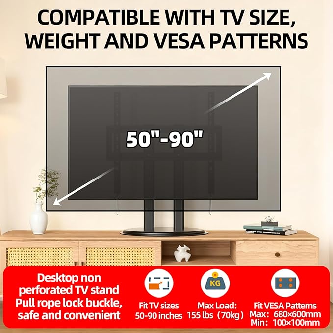 XinleTech Table Top TV Stand - Image 2
