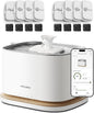 PETLIBRO Upgrade Cordless Cat Water Fountain + 8 Packs Genuine Cat Fountain by PETLIBRO