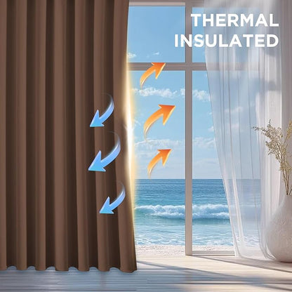 CUCRAF Short Room Darkening Window Curtains - Image 4