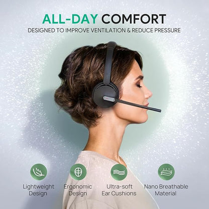 Yealink WH64 DECT & Bluetooth Dual UC Zoom Wireless Headset, 606 ft Range On - Image 8
