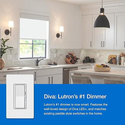 Lutron Diva Smart Dimmer Light Switch 3-Way Kit - Image 5