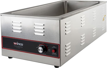 Winco Electric Portable Food Pan Warmer, 1500 W, 4/3 Size by Winco