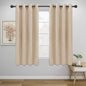 Easy-Going Blackout Curtains for Bedroom, Solid Thermal Insulated Grommet and by Easy-Going