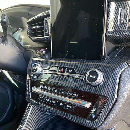 ruihe Carbon Fiber Color Center Dash ​Radio Audio Control Panel Automatic - Image 7