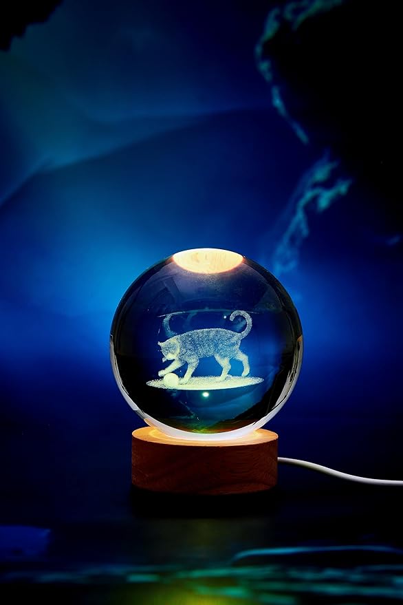 3D LED Cat Night Light, 16 Color Changing Lamp - Image 6