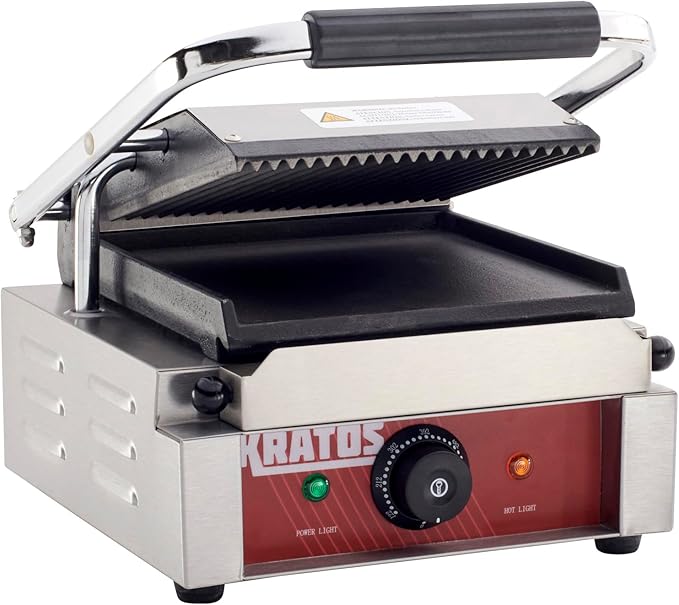 Kratos Commercial Electric Panini Sandwich Grill - Image 4