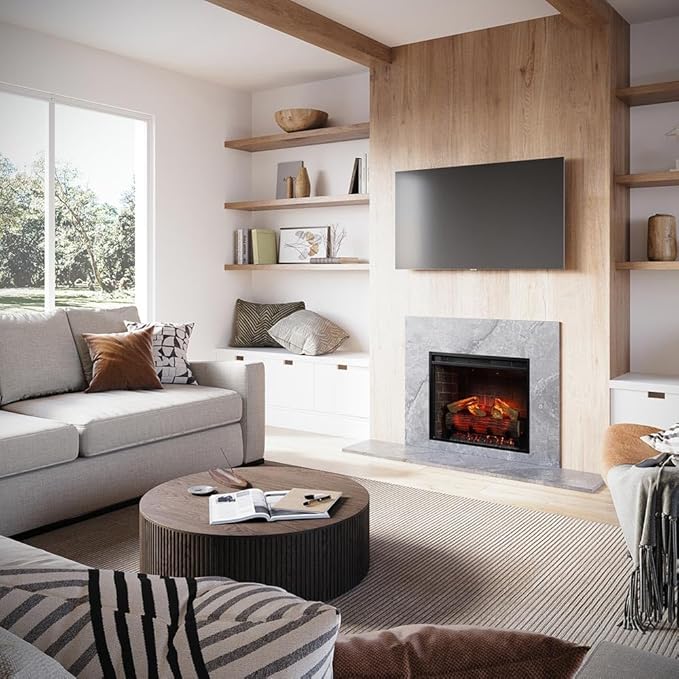 Modern Ember Uptown 23" Smart Electric Fireplace Insert, Alexa/WiFi Enabled - Image 6