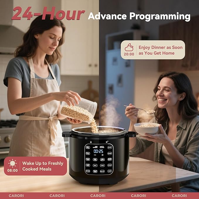 9-in-1 Electric Pressure Cooker 6 Qt, Stainless Steel Inner Pot, Programmable - Image 7