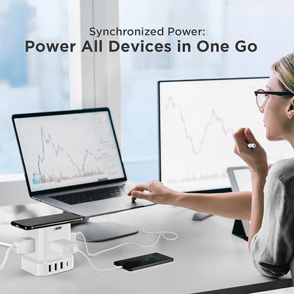 Uncaged Ergonomics Wireless Cube Charger & Power Strip - Image 8