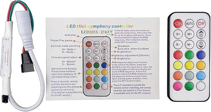 RGBZONE DC 5-24V Mini 21 Key IR Infrared Wireless RGB Remote Controller - Image 7