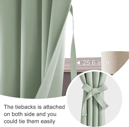 JIUZHEN Blackout Curtains for Bedroom - Image 6
