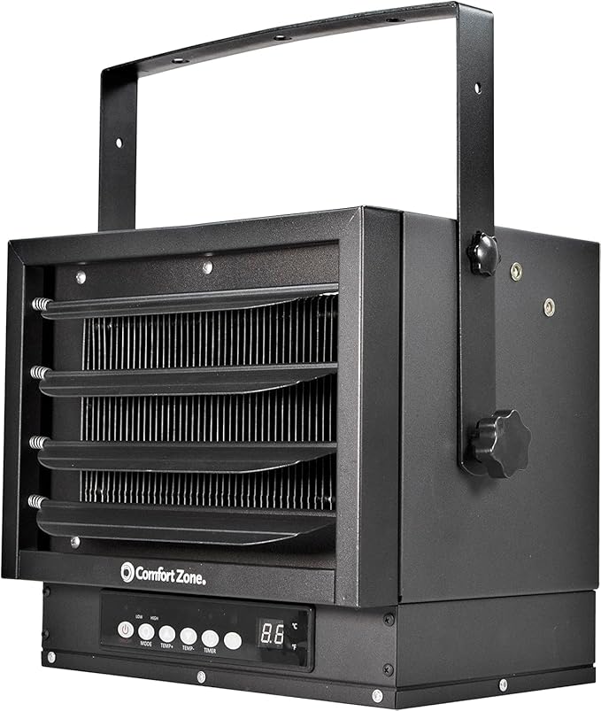 Comfort Zone Hard-Wired Ceiling Mount Garage Space Heater - Image 2