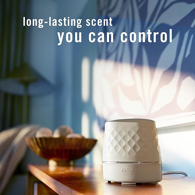 Febreze Plug Scent Booster in White, Continuous Scent Device Oil Diffuser - Image 2