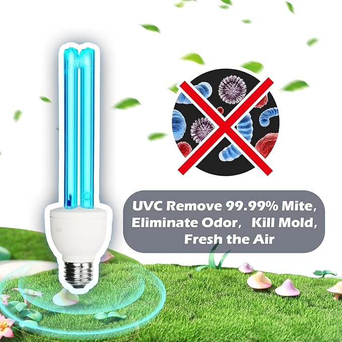 25 Watts UVC Light Bulb Ozone Free, UV Light - Image 3