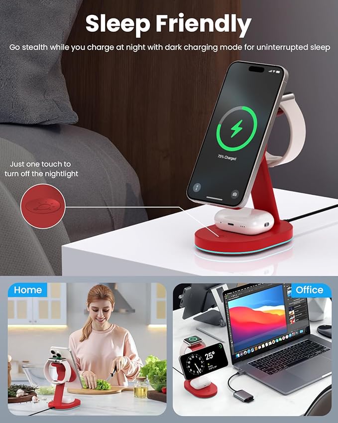 3 in 1 Wireless Charger Charging Station - Image 6