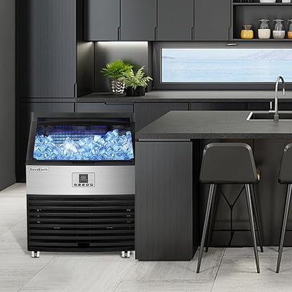Commercial Ice Maker, 110V Automatic Ice Making Machine Stainless Steel 325 - Image 6