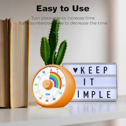 Visual Timer for Kids, 60-Minute Countdown Timer for Classroom Office Kitchen - Image 6
