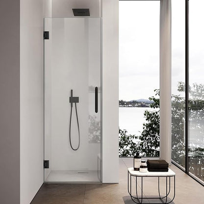 Bathroom Frameless Shower Door 30" W*72" H, 5/16" Clear Tempered Glass Hinged - Image 3