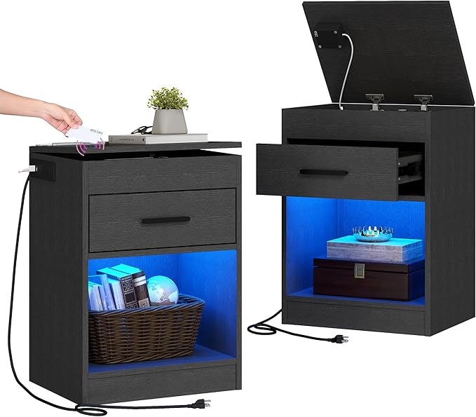 Auromie Set of 2 Nightstand by AuromieDirect