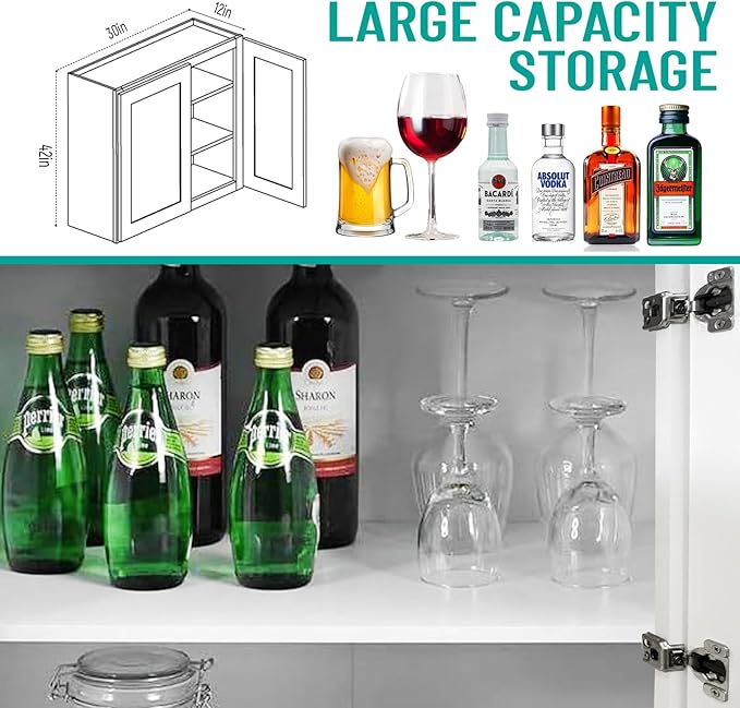Wall Kitchen Cabinets, RTA Cabinets, Wall Mounted, RTA Upper Cabinet, Modern - Image 8