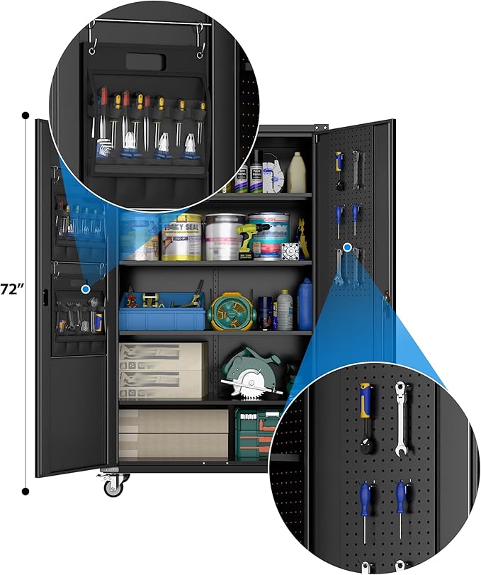 2025 Upgraded Wide & Deep Garage Storage Cabinet - Image 3