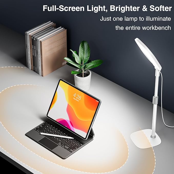 Lighting for Video Calls, 30 Light Modes Video Conference Light, Desk Ring Light - Image 6