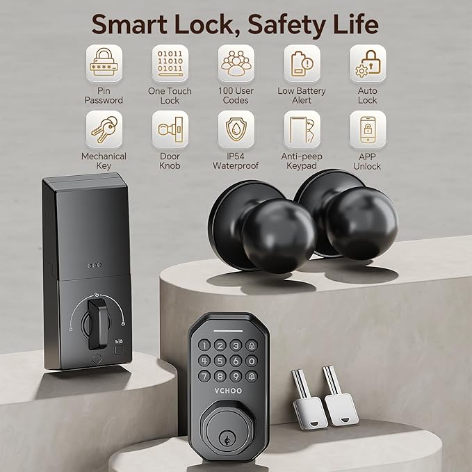 VCHOO Keyless Entry Door Lock - Image 2