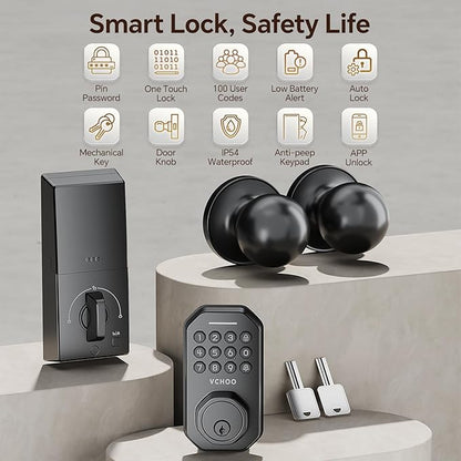 VCHOO Keyless Entry Door Lock - Image 2