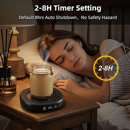Coffee Mug Warmer & Awesome Mug Set, Smart Heated Electric Coffee Cup Warmer - Image 5