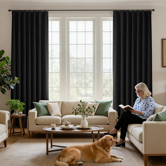 Joydeco Pinch Pleated Curtains - Image 6