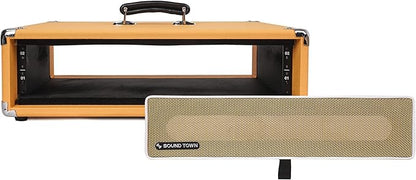 Sound Town Vintage 2U Amp Rack Case, 12.5" Depth - Image 4
