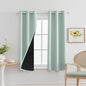 Anytime 100% Blackout Curtain 2 Panels Set, Thermal Insulated Window Drapes by Anytime