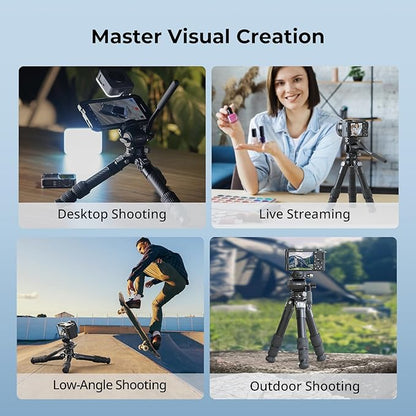 SmallRig Portable Carbon Fiber Tabletop Tripod Kit, Built-in QR Plate - Image 6