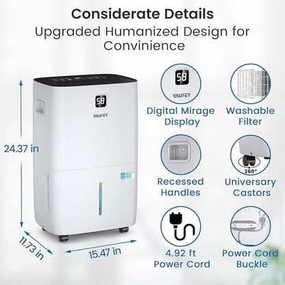 Yaufey 150 Pints Energy Star Dehumidifier - Image 8
