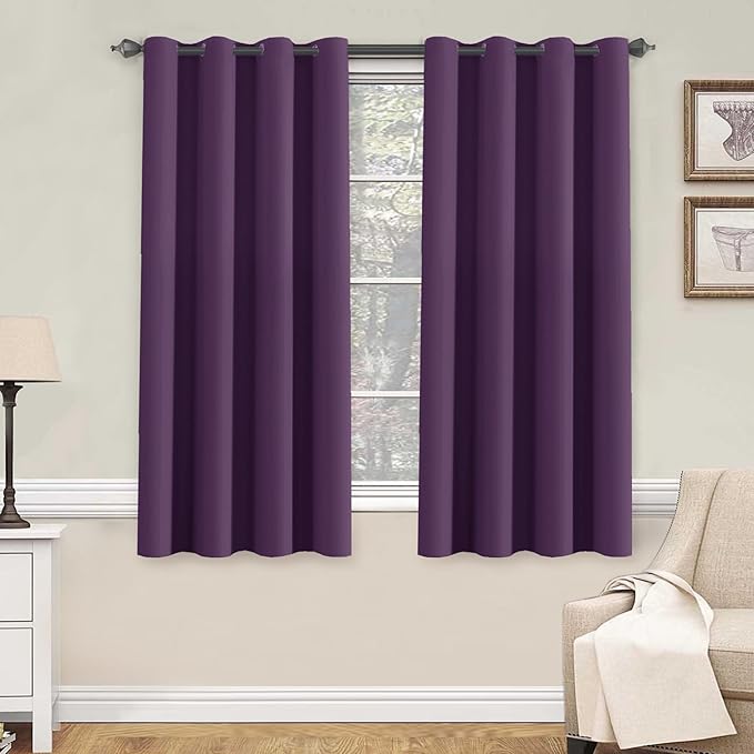 H.VERSAILTEX Window Treatment Blackout Thermal Insulated Room Darkening Solid by HVERSAILTEX