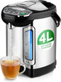 NutriChef Electric Water Boiler and Warmer - 4L/4.2Qt Stainless Steel Electric by NutriChef%E2%84%A2Kitchen