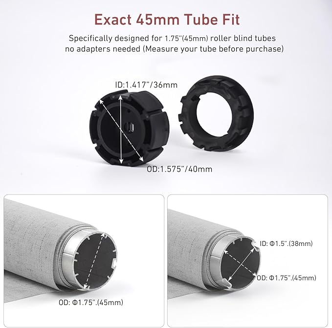 1.75inch Blind Motor – 12V Shade Tube Motor - Image 3