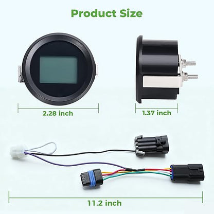 10L0L Golf Cart Battery Monitor Meter - Image 6
