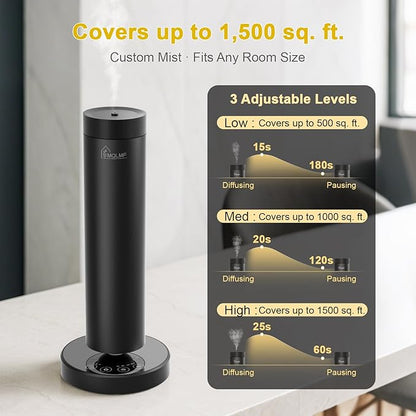 Waterless Diffuser, 1500 Sq Ft, Ring Ambient Light, Rechargeable Wireless - Image 5