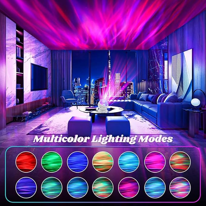 kismee Whole Room Coverage Area Northern Lights Projector Galaxy Aurora 8 - Image 5