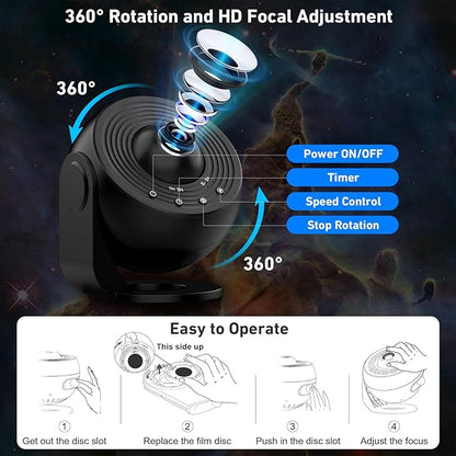 Galaxy Projector Pro, 13 in 1 Home Planetarium Galaxy Projector - Image 5