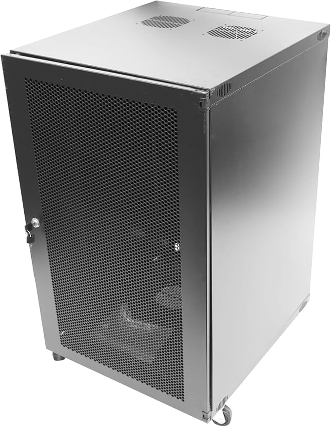 18U Server Cabinet Wall Mount Rack Enclosure - Image 3