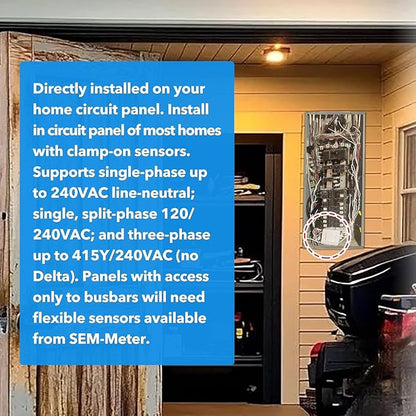 Smart Home Energy Monitor, Measure Power Usage in Real-Time, History - Image 3
