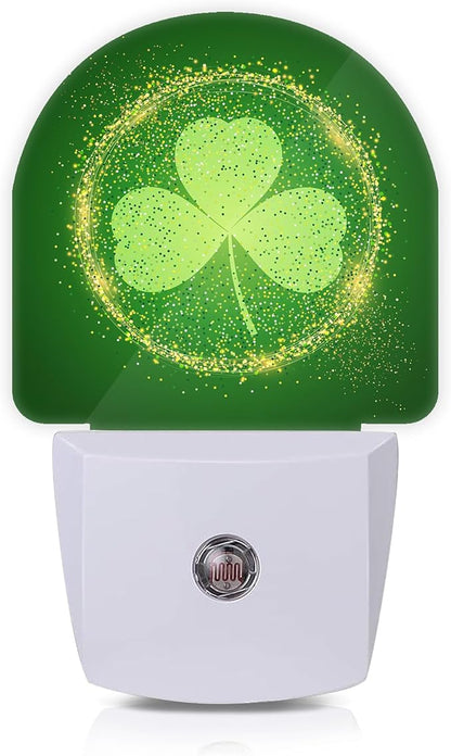 Axxitude St Patrick's Day Shamrock Night Lights Plug into Wall by Axxitude