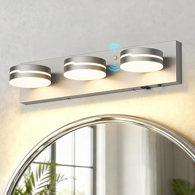 LED Vanity Lights 18.9in Bathroom Lights Fixtures Over Mirror 3 Light LED by Unknown
