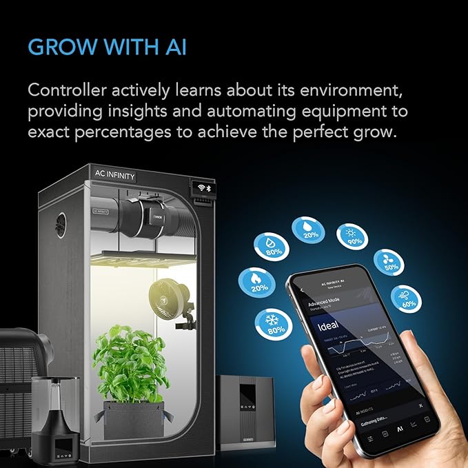 AC Infinity Controller AI+ Environmental Controller, Dynamic AI Controls Grow - Image 2