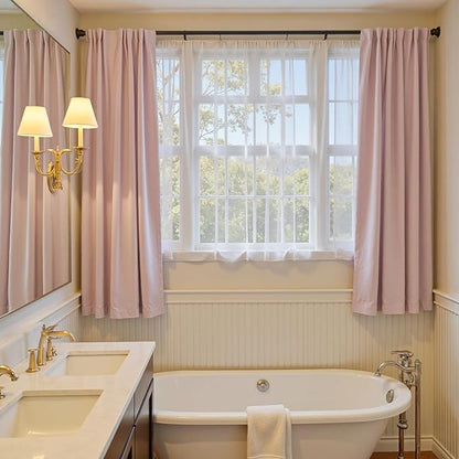 Lazzzy Velvet Blackout Curtains Thermal Insulated Room Window Drapes Super Soft - Image 7