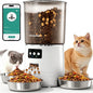 Automatic Cat Feeder for 3 Cats, 6L/25 Cup Cat Food Dispenser by Vacqueen
